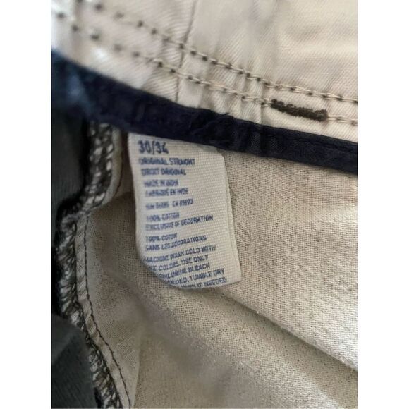 American eagle men’s original stretch khaki chino pants dark gray 30 x 34 - Picture 7 of 7